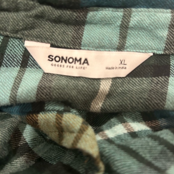 Sonoma l Flannel Plaid Size Women XL - Picture 4 of 5